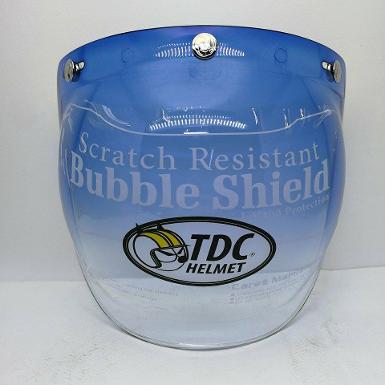 TDC bubble visor ( สีฟ้าทรูโทน )