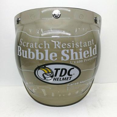 TDC bubble visor ( สีชา)