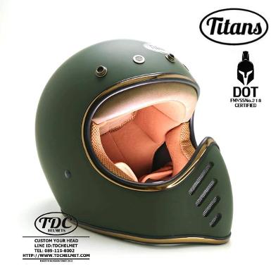 หมวกกันน็อค(titan helmet)