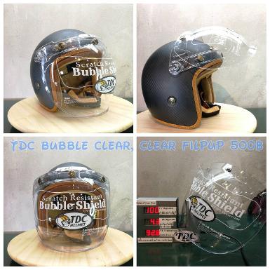 ชิวหน้า Bubble visor TDC  สี ใส