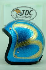 custom helmet metal felx gold leaf 